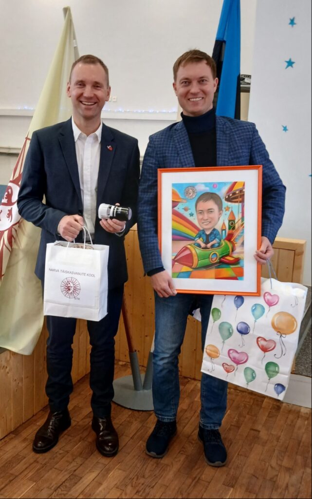 Endine direktor Priit Põdra andis üle koolijuhtimise Stanislav Nemeržitskile